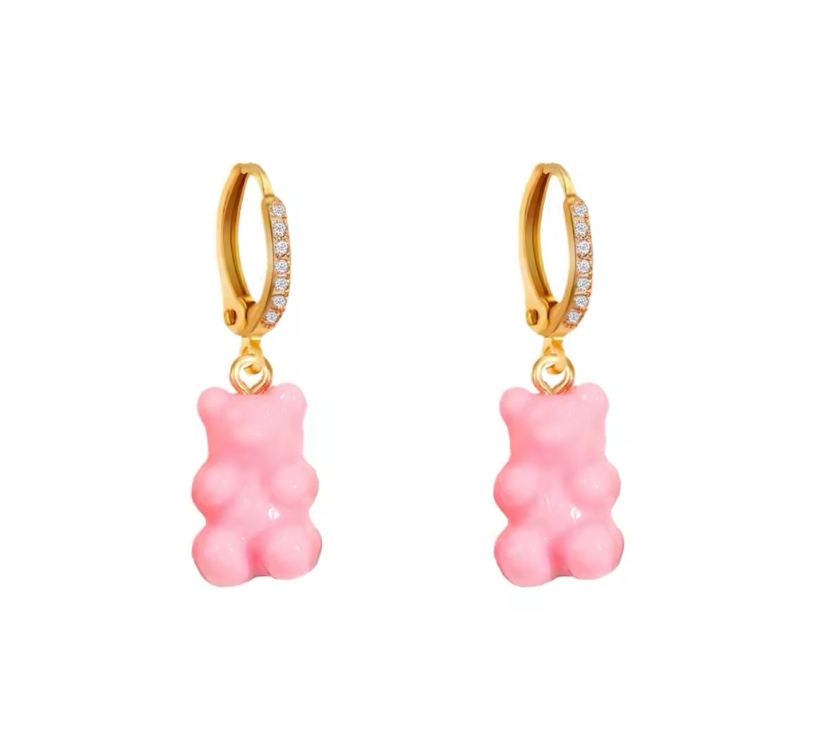 Boucles d'oreilles nounours