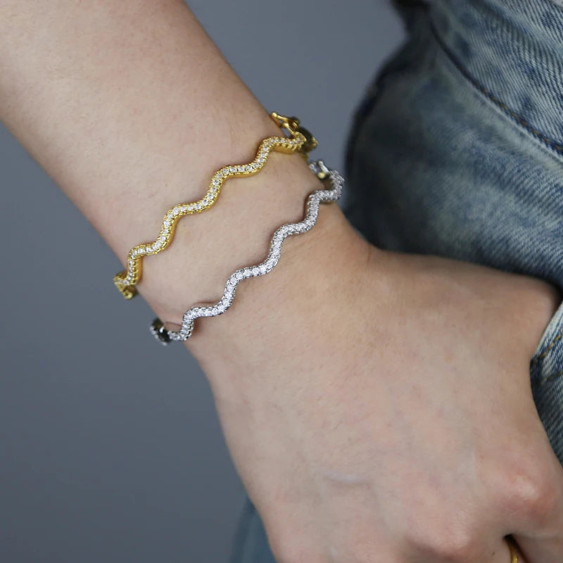 Bracelet ondulé Waves