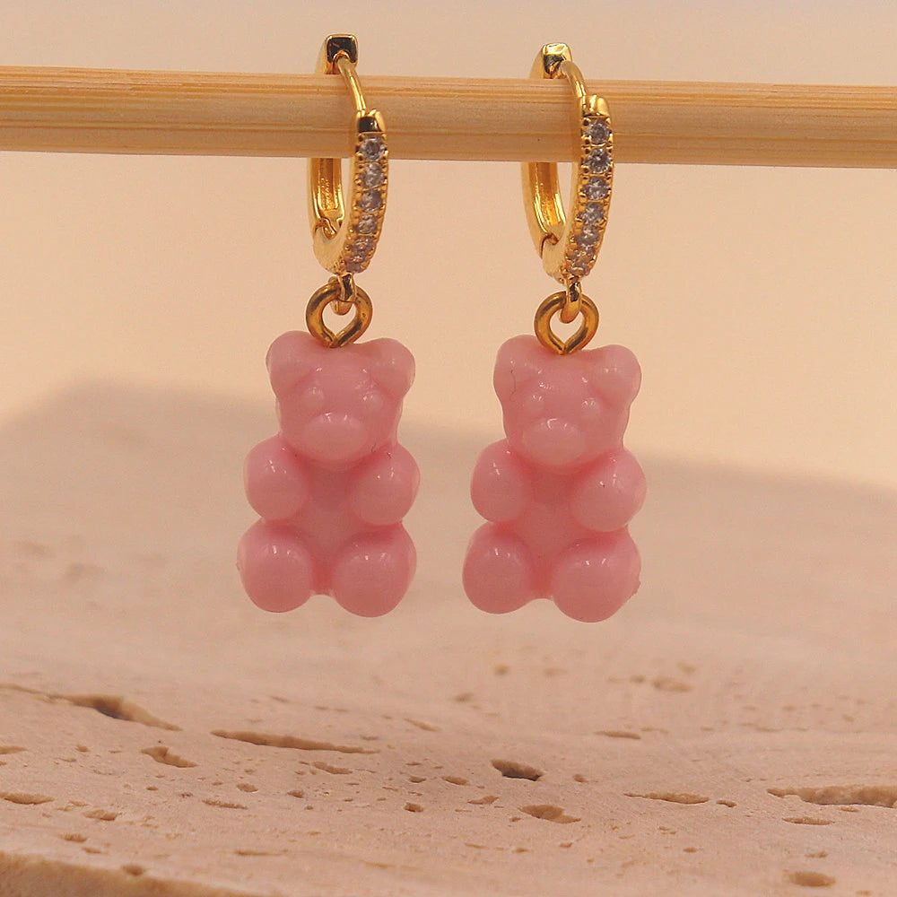 Boucles d'oreilles nounours