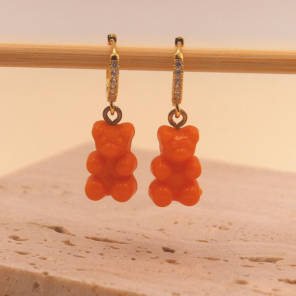 Boucles d'oreilles nounours