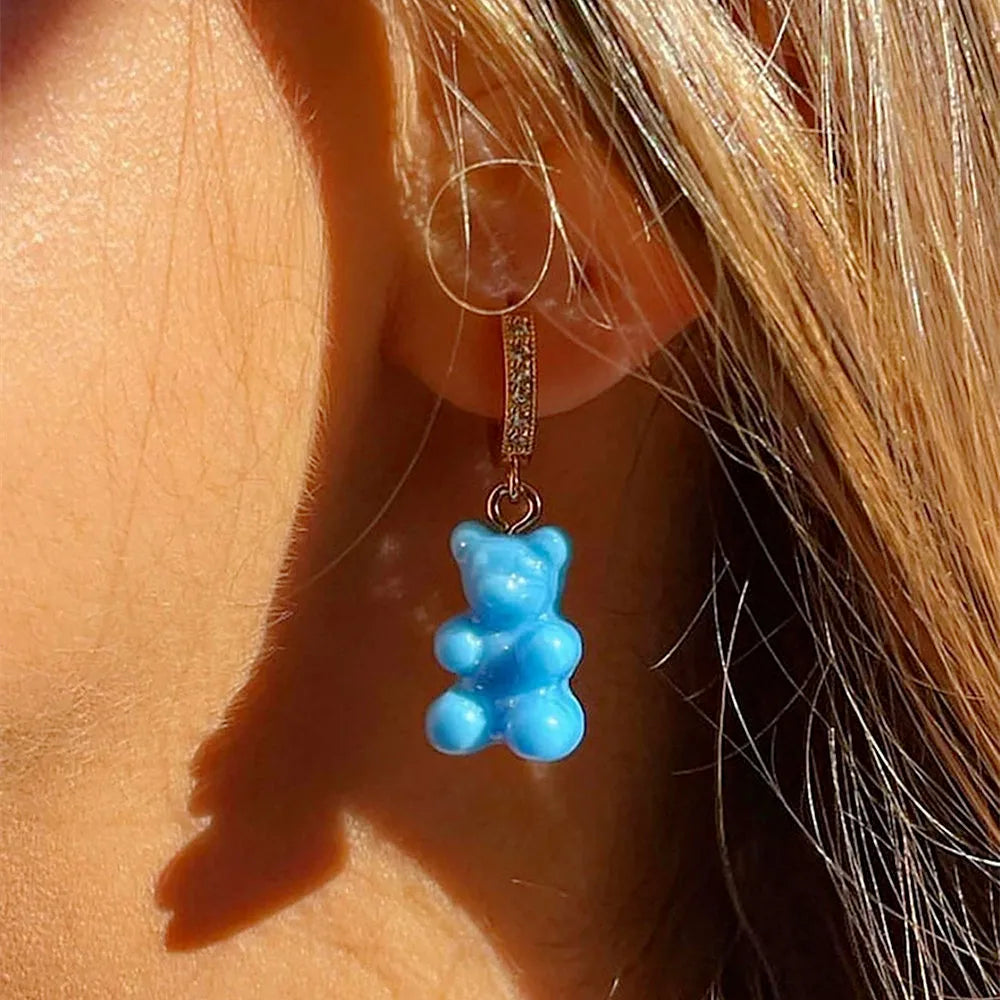 Boucles d'oreilles nounours