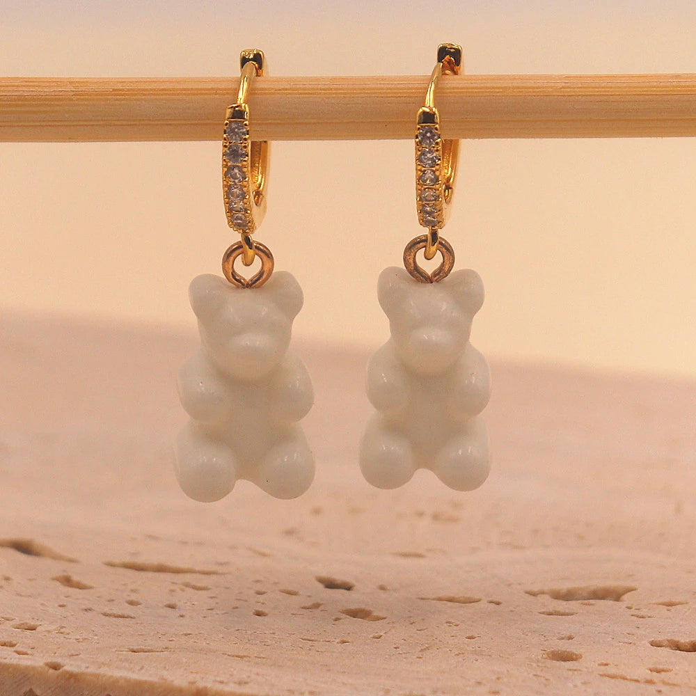 Boucles d'oreilles nounours