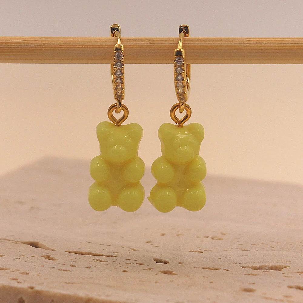 Boucles d'oreilles nounours