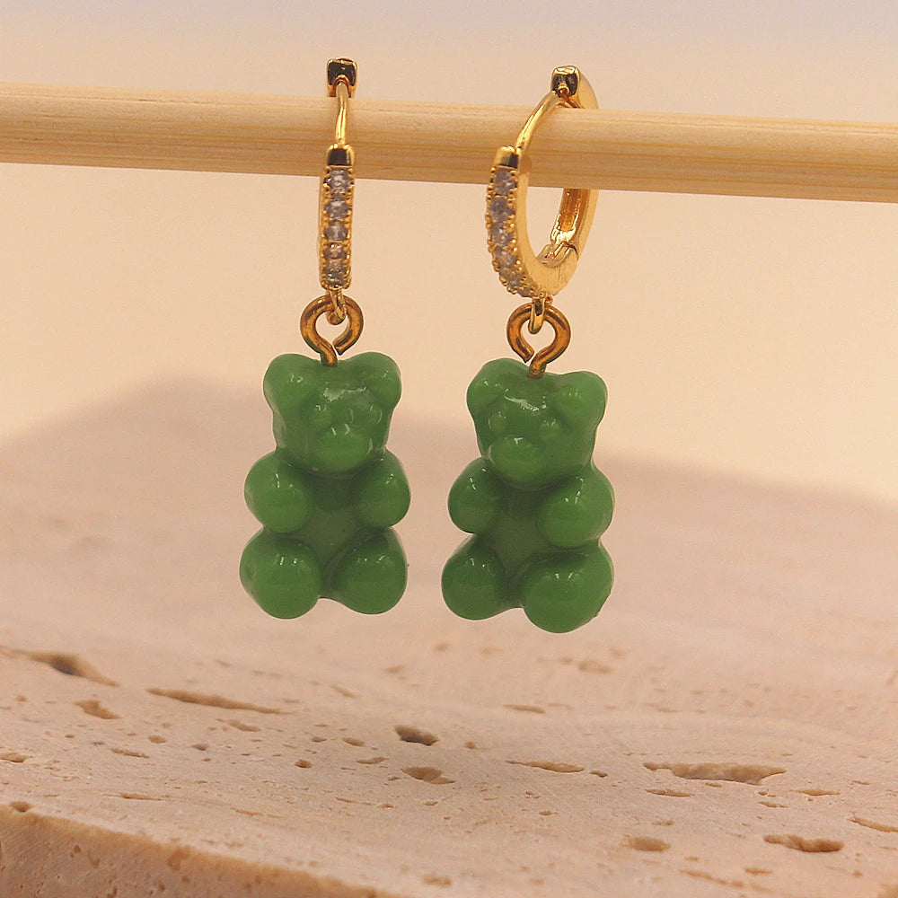 Boucles d'oreilles nounours