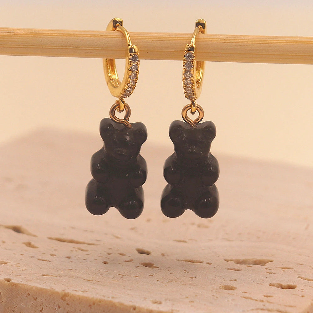 Boucles d'oreilles nounours