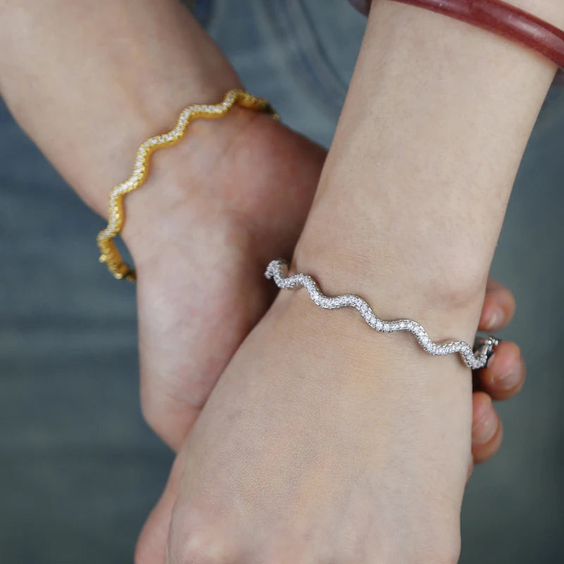 Bracelet ondulé Waves