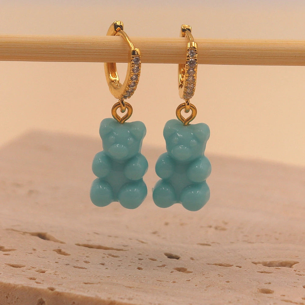 Boucles d'oreilles nounours