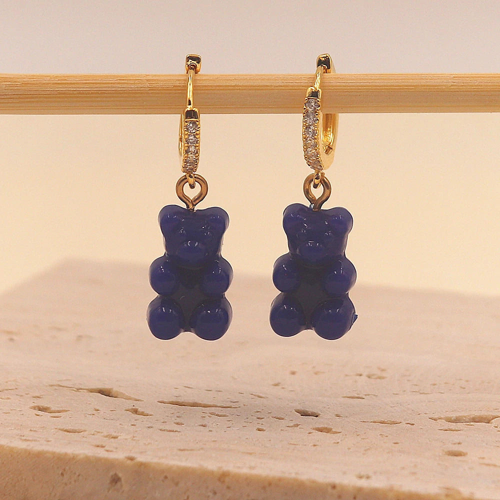 Boucles d'oreilles nounours